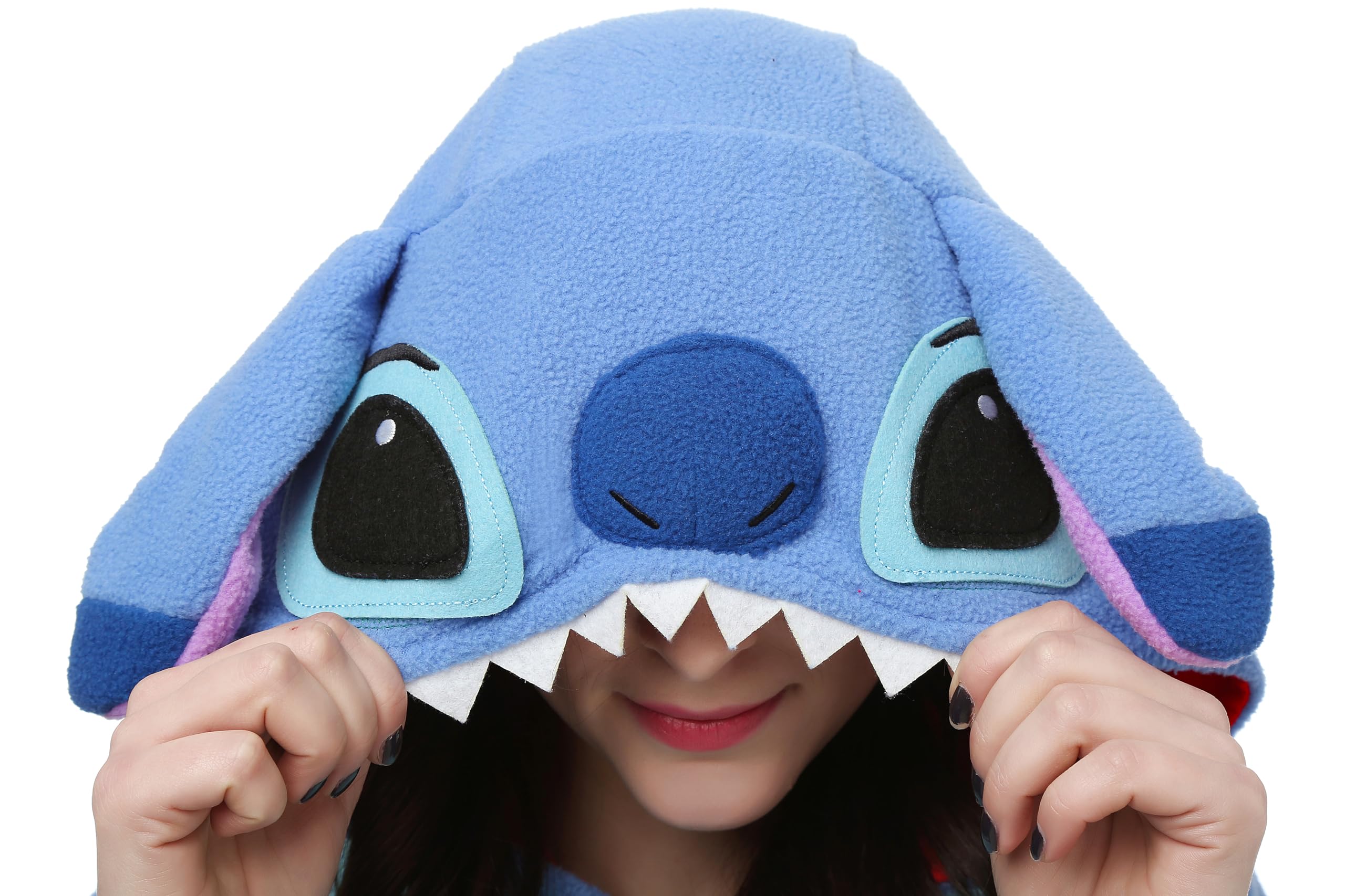 Wishliker Adult Onesie Animal Pajamas Halloween Cosplay Costumes Party Wear Blue