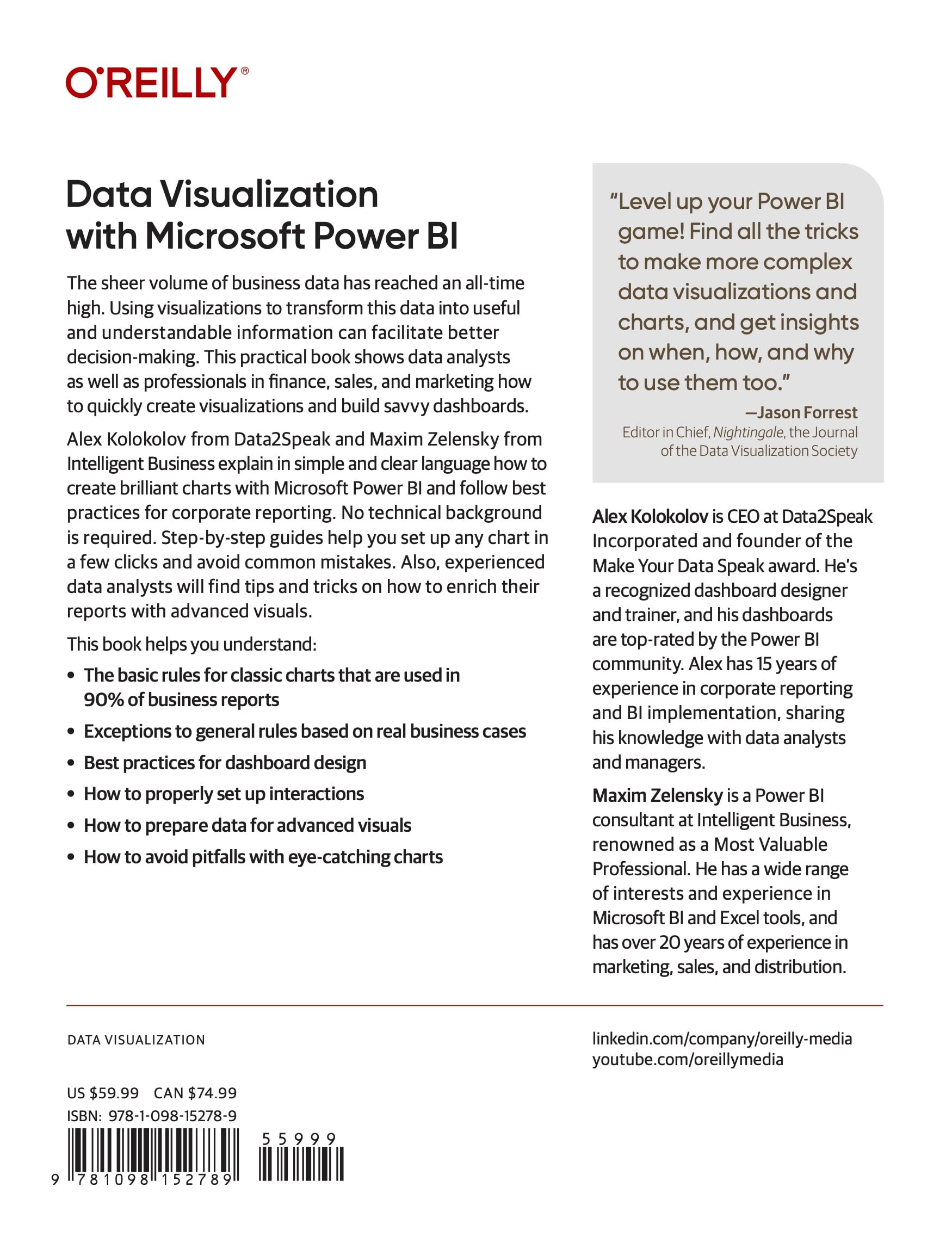 Data Visualization with Microsoft Power BI: How to Design Savvy Dashboards