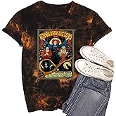 Halloween T Shirt Women Sanderson Letter Print Graphic T-Shirt Hocus Pocus Tees Tops