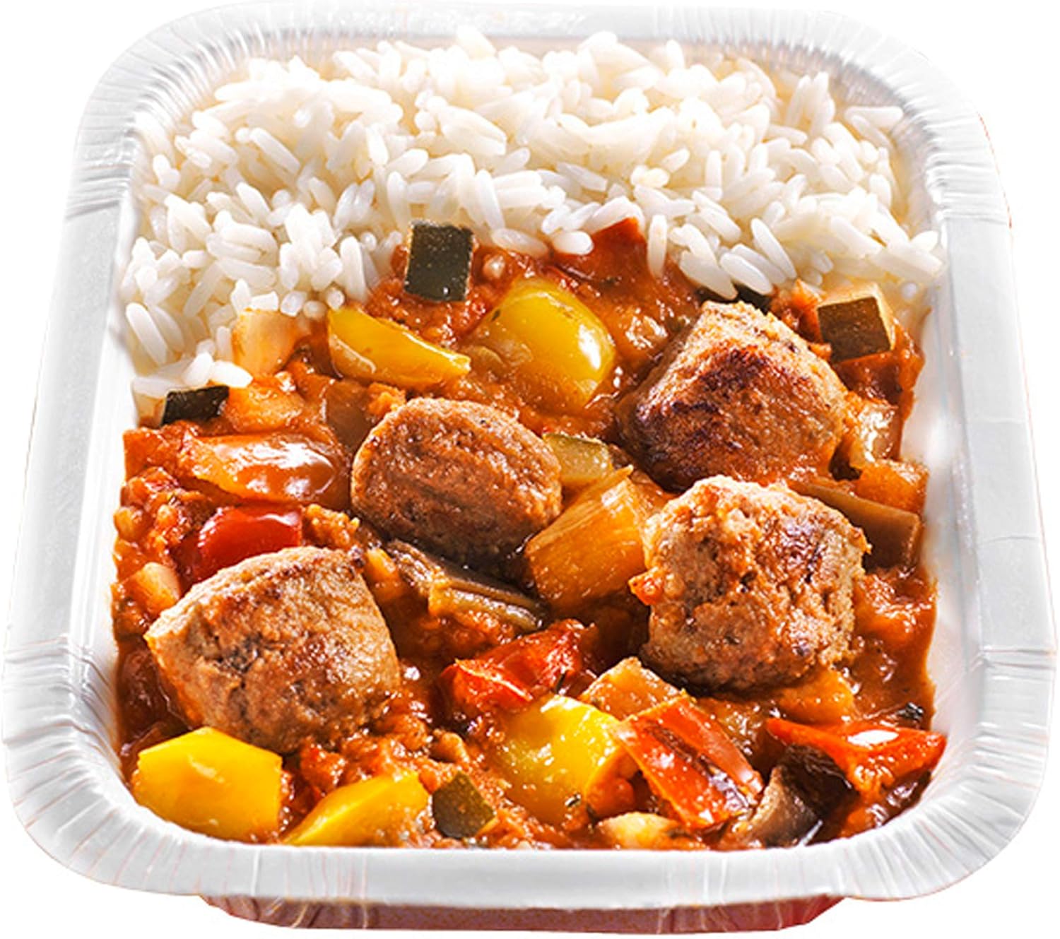 Boulettes au boeuf sauce aux légumes