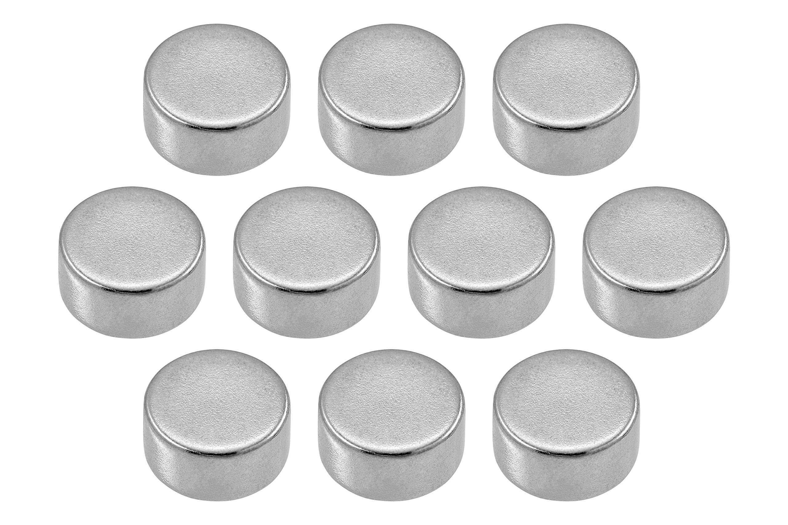 Connex DY7100002 Magnet Neodymium Round 3.5 kg, 10 pieces, 1 x 1 x 0.5 cm
