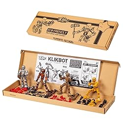 Zing Klikbot Complete Set of 4 Poseable Action