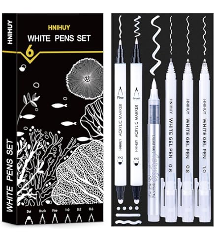 Amazon.com: Kuretake ZIG White Brush Pen : Office Products