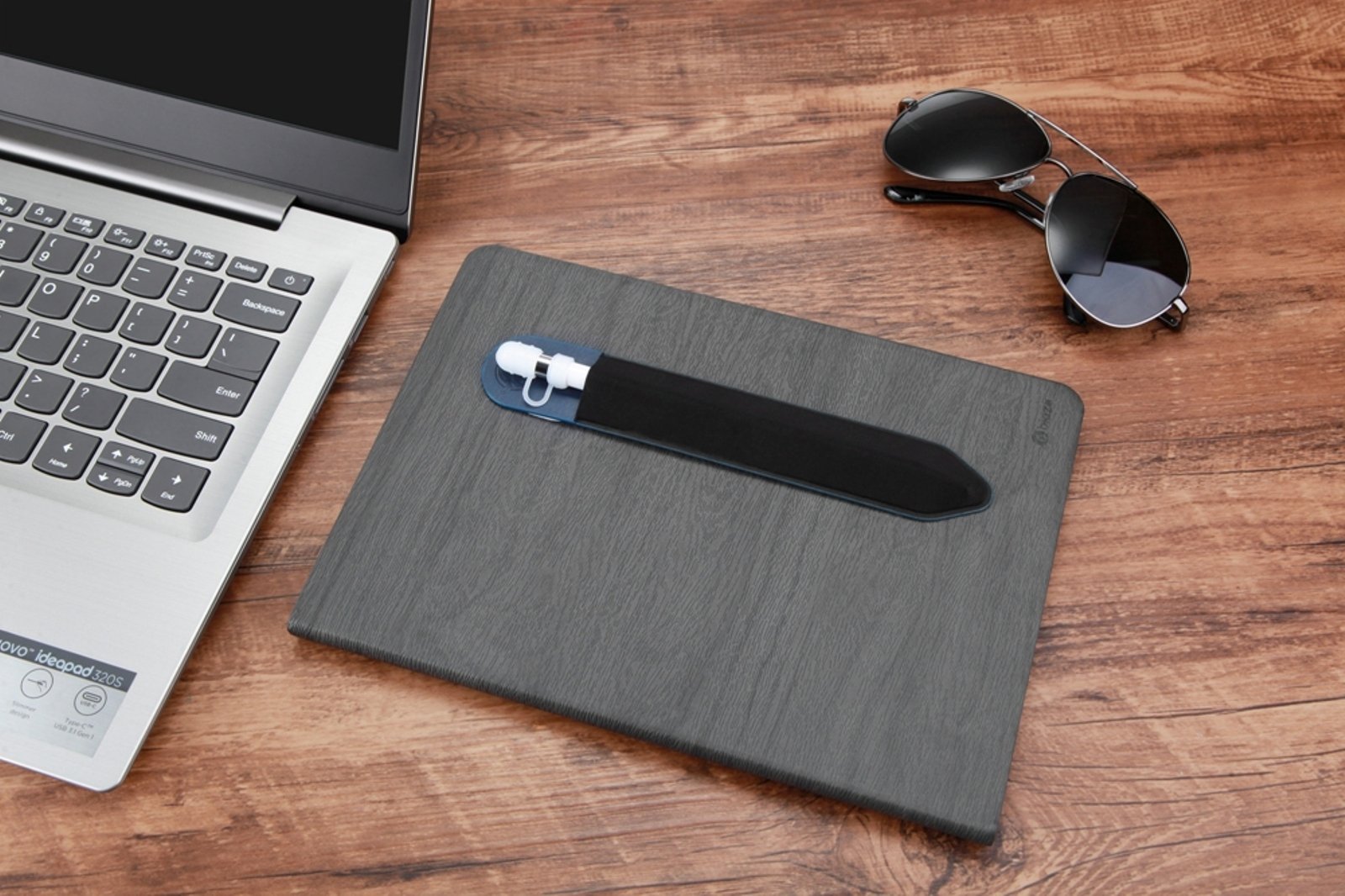 Jasontric Elastic Sticker Holder for iPad Apple Pencil,Sleeve Keeper Elastic Stylus Pocket for Apple Pencil iPad Pro (Blue)