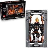 LEGO Icons The Lord of The Rings: Balrog Book Nook Kit - DIY Craft Building Set for Adults, 18+ - Collectible Gandalf Minifig