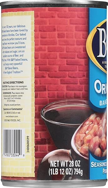 B&M BAKED BEANS, ORIGINAL FLAVOR, 28 OUNCE, PACK OF 1