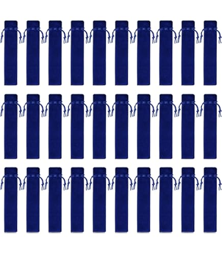 Amazon.com: Tupalizy 6.9x1.4 Inch Velvet Drawstring Pen