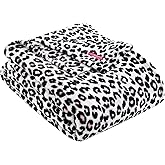 Betsey Johnson - Blanket, Ultra-Soft Plush Bedding, Warm & Cozy, Oversized Room Essentials (Leopard, Queen)