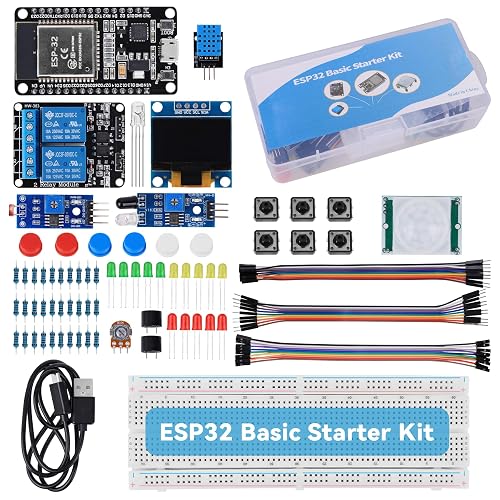 Basic Starter Kit for ESP32 ESP32S Breadboard Kit WiFi I OT ESP32 ...
