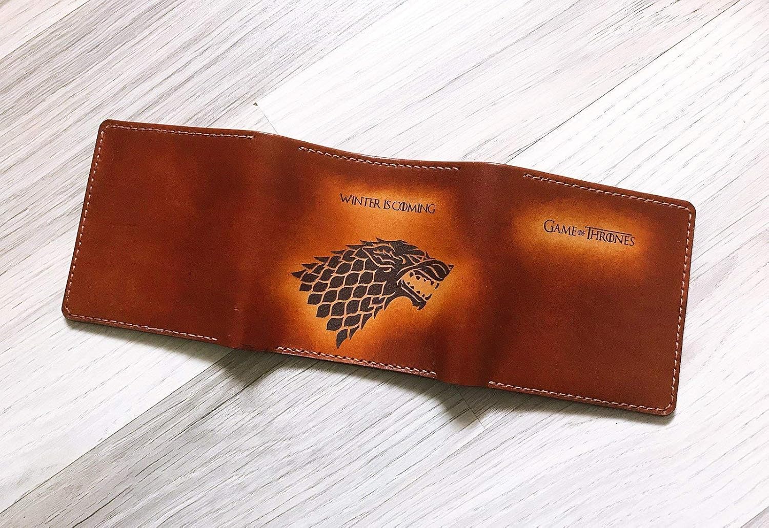 Amazon Com Game Of Thrones House Stark Leather Handmade Men Wolf