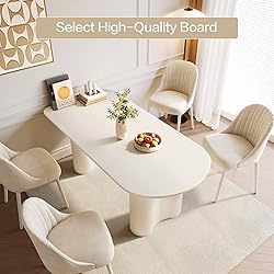 Guyii 62.99" Dining Table Set with 4 Chairs, Modern