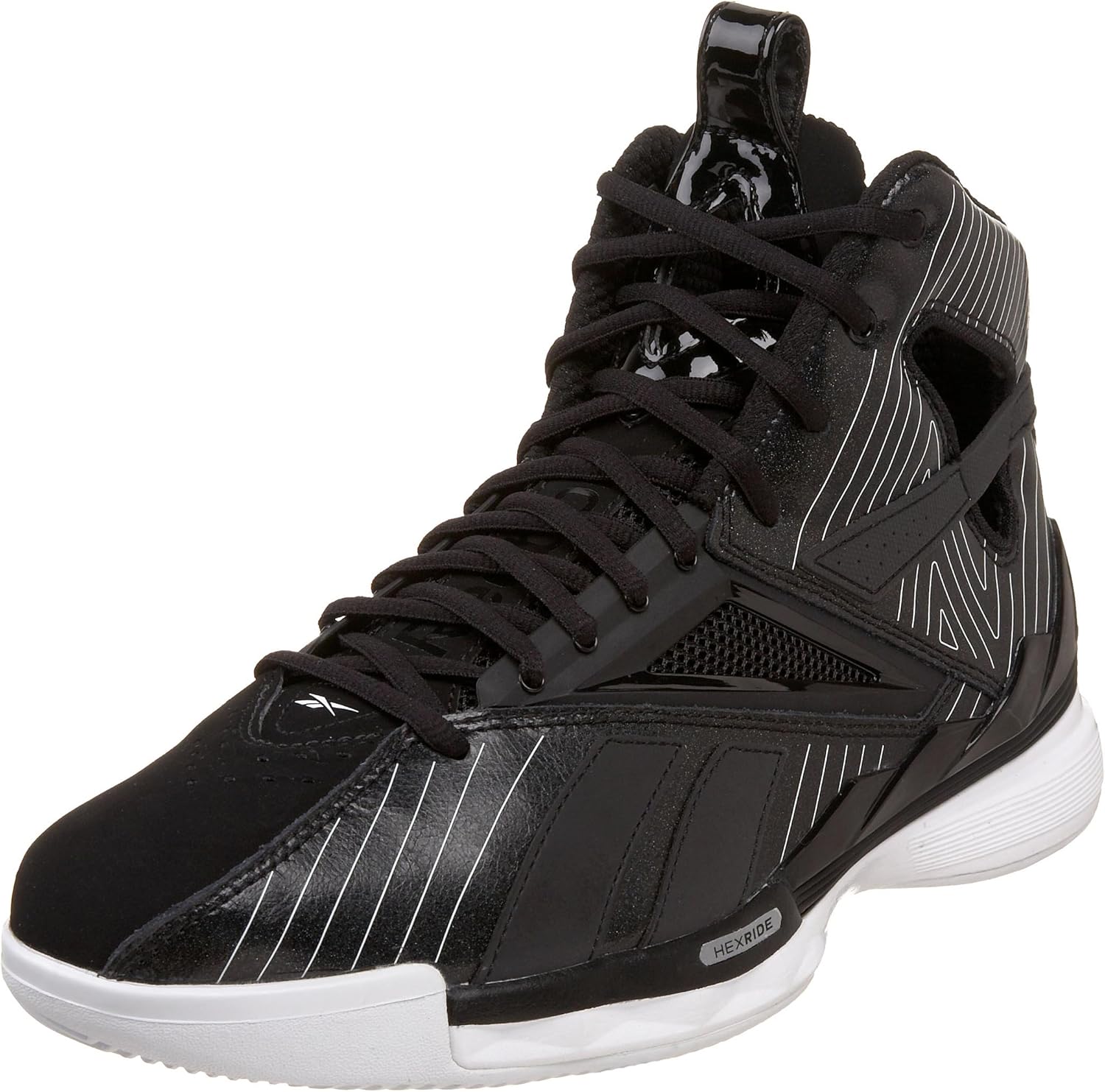 Reebok Men's Kamikaze 2K10 Basketball Shoe, Negro/Blanco (Black/Shark