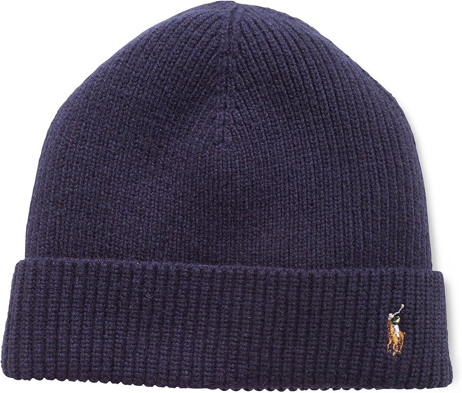 Polo Ralph Lauren Men`s Merino Wool Watch Cap at  Men’s Clothing store: Skull Caps