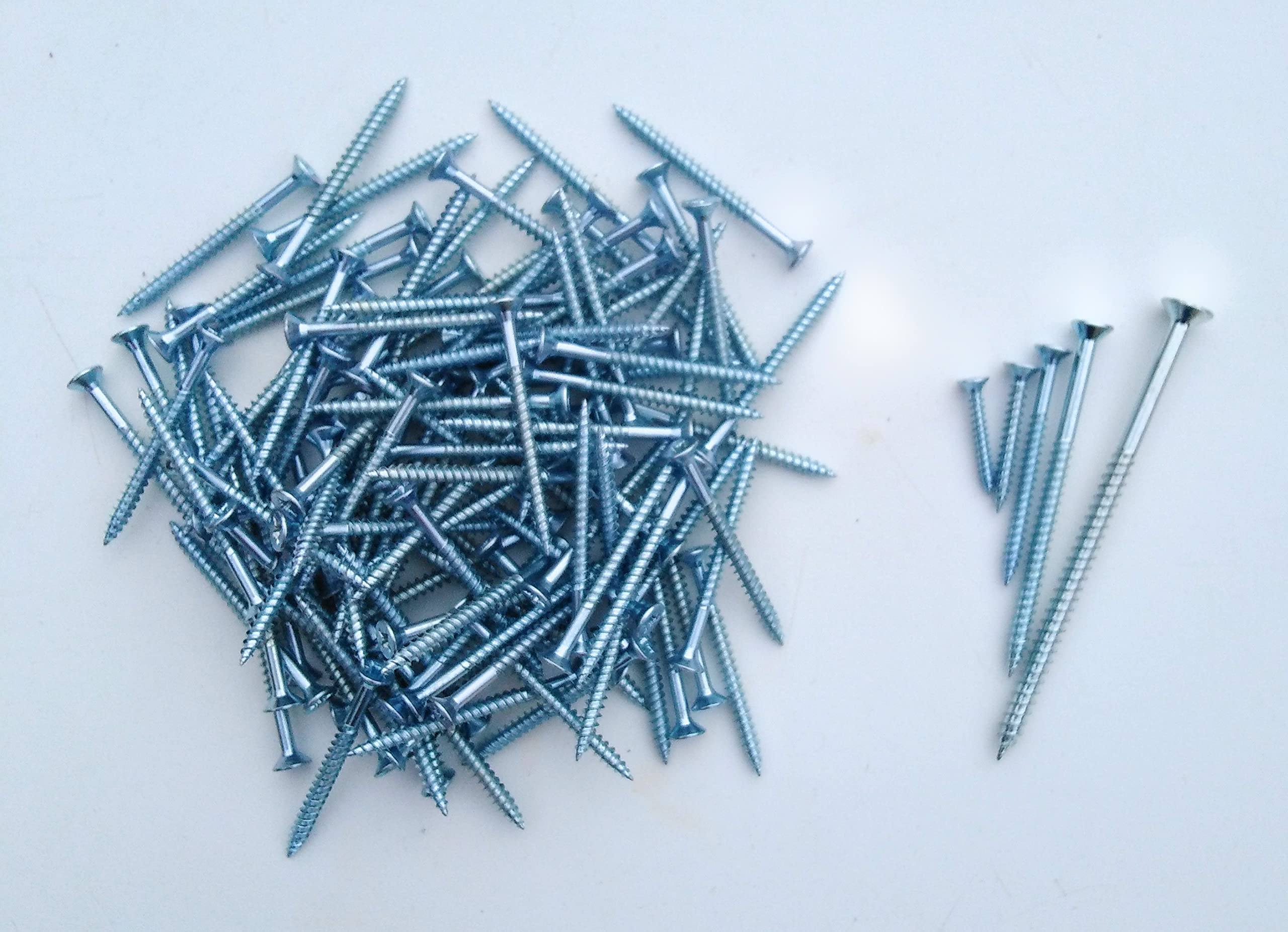 Astone Bright zinc Wood Screws (200, 8 x 2")