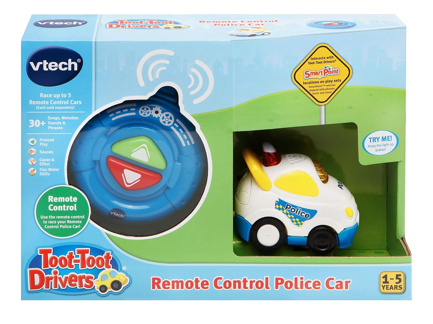 Vtech 180363 "TootToot Drivers Remote Control Police Car Toy Amazon