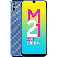 Samsung Galaxy M21 2021 Edition (Arctic Blue, 6GB RAM, 128GB Storage) | FHD+ sAMOLED | 6 Months Free Screen Replacement…