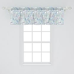 Ambesonne Shells Window Valance, Assortment of