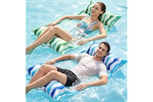 Jasonwell Inflatable Pool Floats Adult - Fabric Pool Floaties Chair Lake Beach Floating Chair Swimming Pool Noodles Water Ham