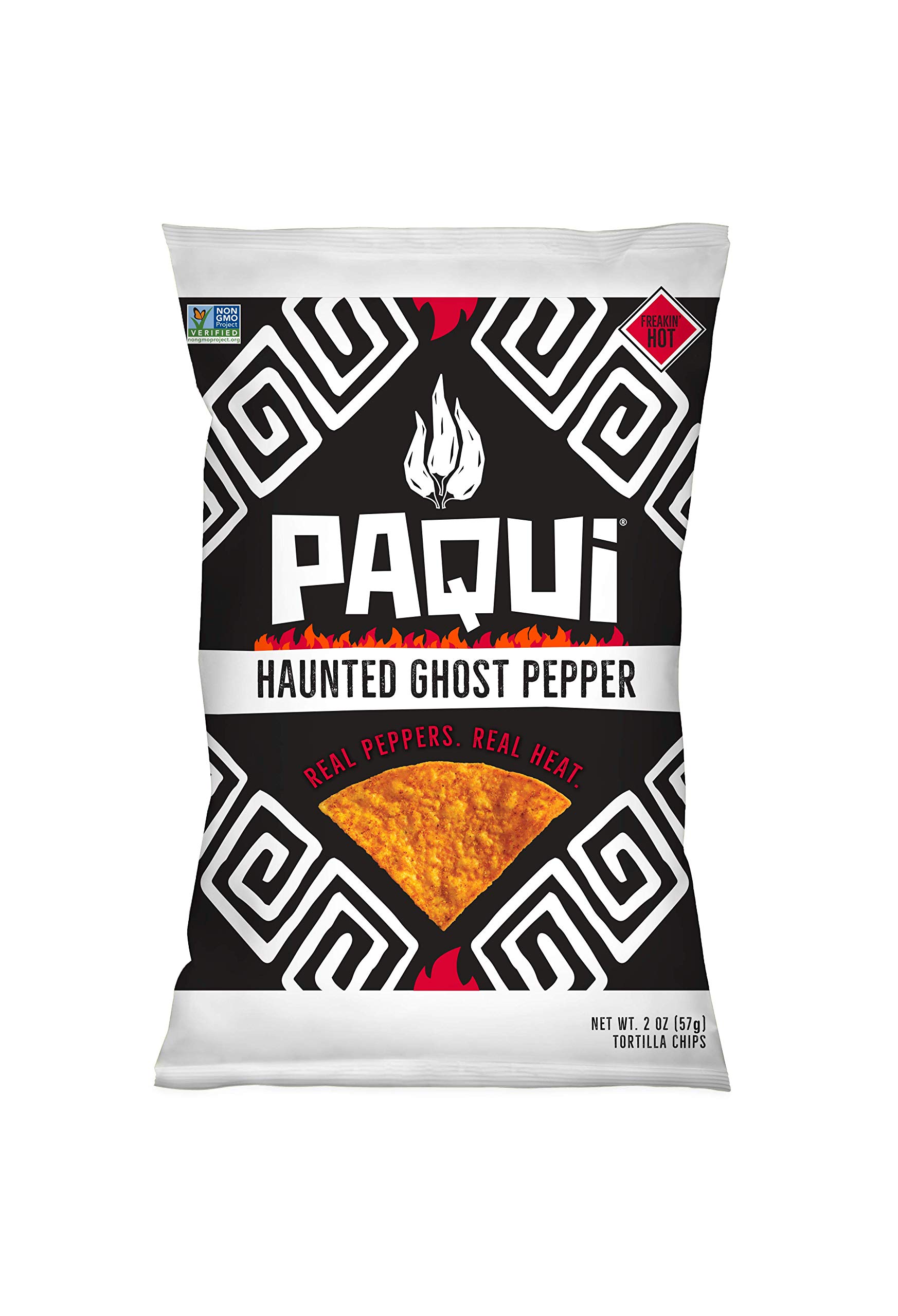 Paqui Spicy Hot Tortilla Chips Gluten Free Snacks Non Gmo Haunted Ghost Pepper 2oz Individual Snack Sized Bags Pack Of 6 Buy Online In India At Desertcart In Productid 60975308