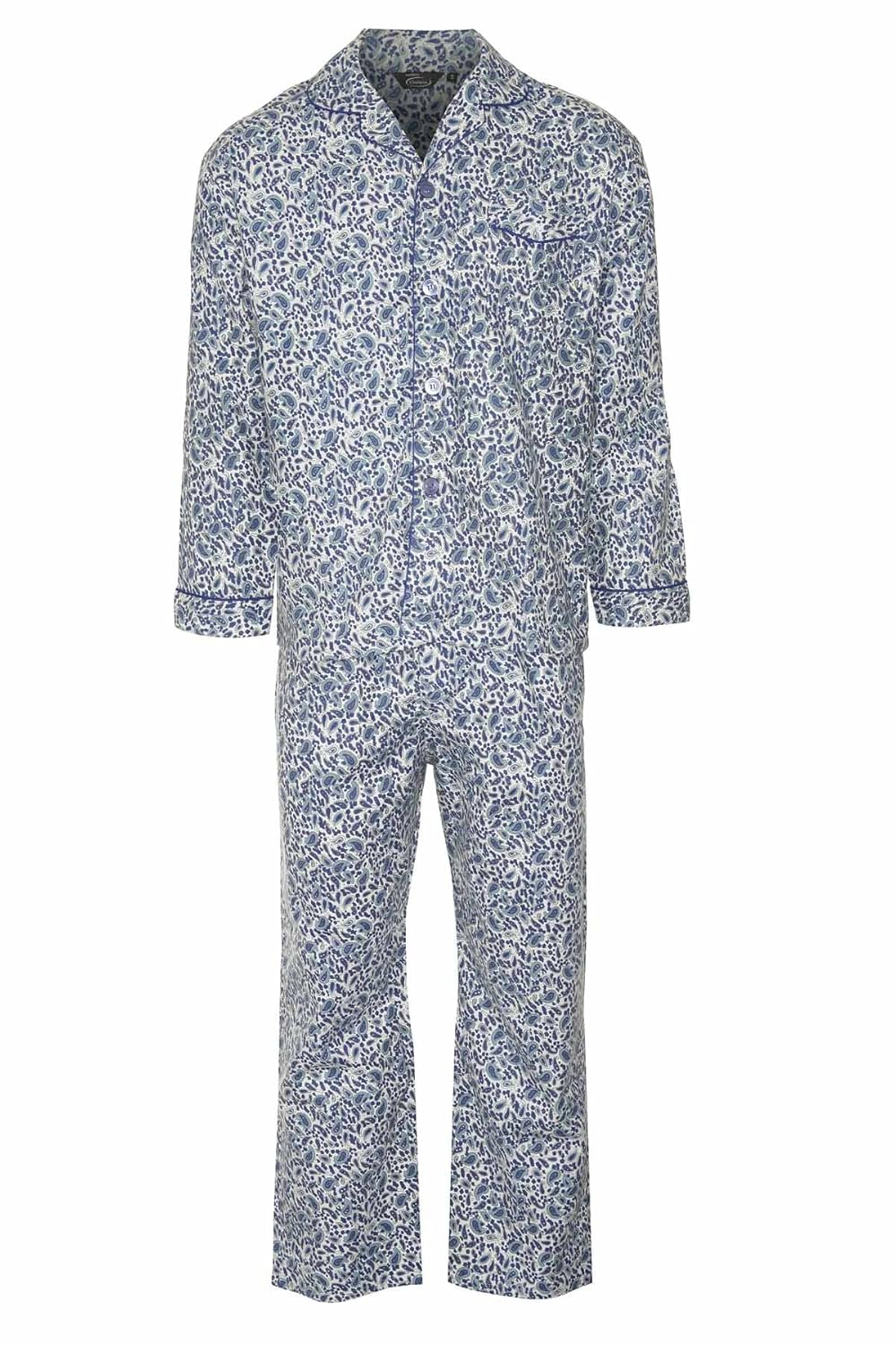 Mens Champion Paisley Warm Brushed Cotton Pyjama nightwear lounge wear