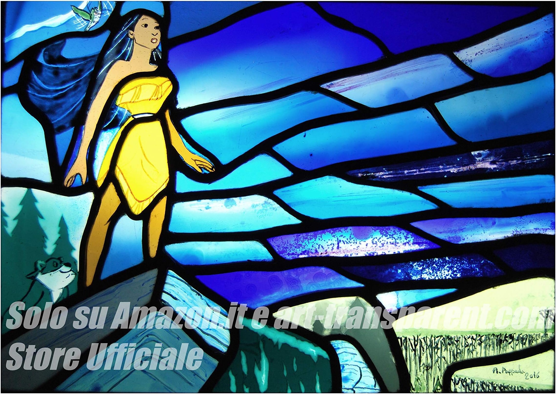 Stained Glass"Pocahontas"