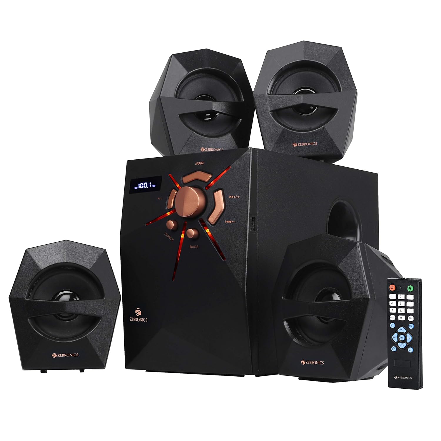 zebronics 4.1 speakers price list