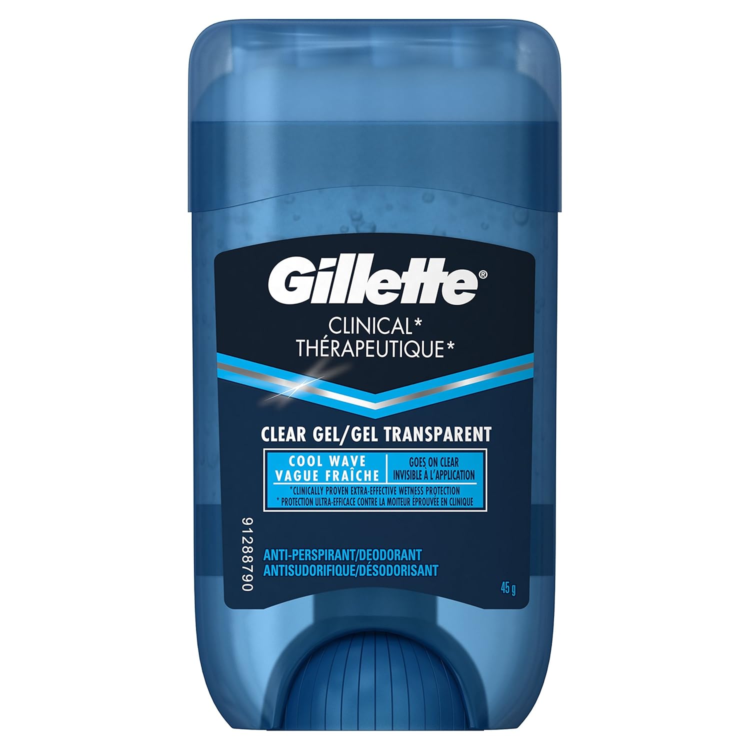Gillette Clinical Clear Gel Cool Wave Antiperspirant and Deodorant, 2.6 oz : Beauty