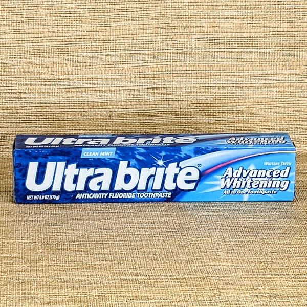 FRANKEL & FRANKEL ULTRA BRITE ADVANCED WHITENING TOOTHPASTE, CLEAN MINT 6 OUNCE