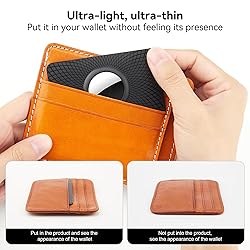 GOCII Compatible with Airtag Wallet Holder 2