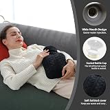 Samply Hot Water Bottle 2L with Knitted Cover Black view 5