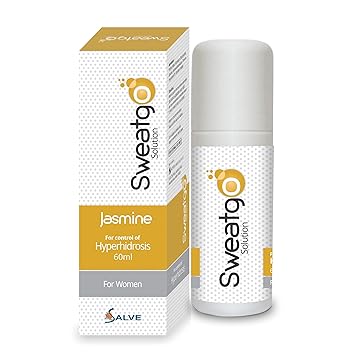Salve Sweatgo Anti perspirant Hyperhidrosis Sweat Free Healthy Skin For women in Exclusive Fragrance -Jasmine,60 ml(Pack of 1)