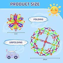 AGSIXZLAN 2Pcs Colorful Sphere Expandable Breathing