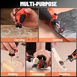 ValueMax Rotary Tool Kit 130W Variable Speed with 119 Accessories view 8