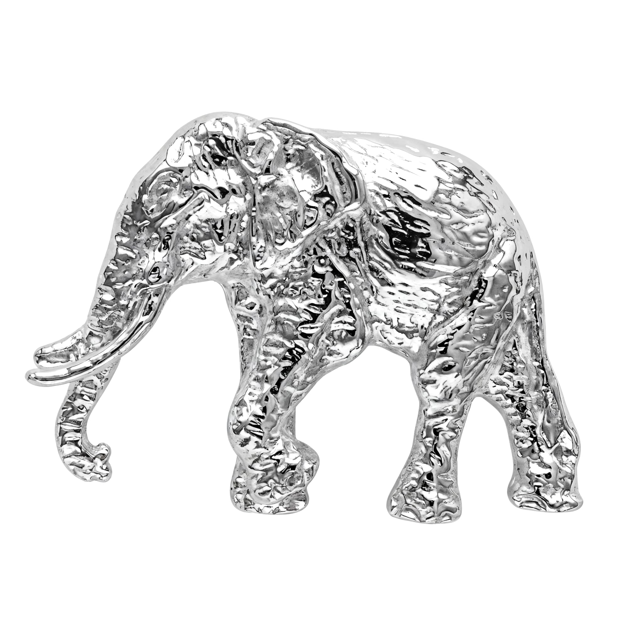 Alexander Castle 925 Sterling Silver Elephant Brooch for Women - 28mm x 22mm Silver Brooch Pin with Jewellery Gift Box