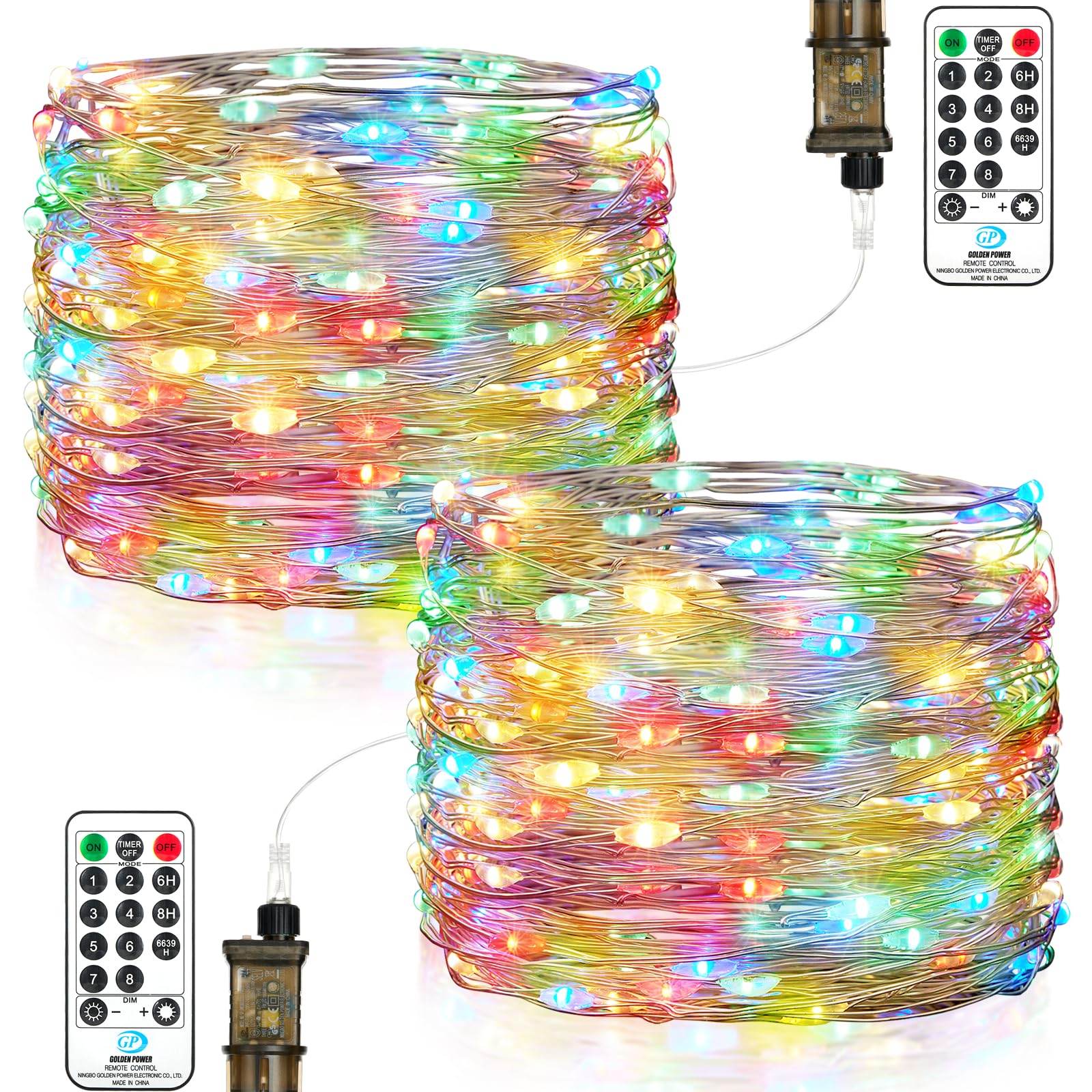 Vacoulery String Lights Mains Powered, 18M 150LEDs Outdoor Lights Mains Powered, Fairy Lights Plug in Waterproof with Timer, Garden Fairy Lights for Christmas Wedding Bedroom Decoration