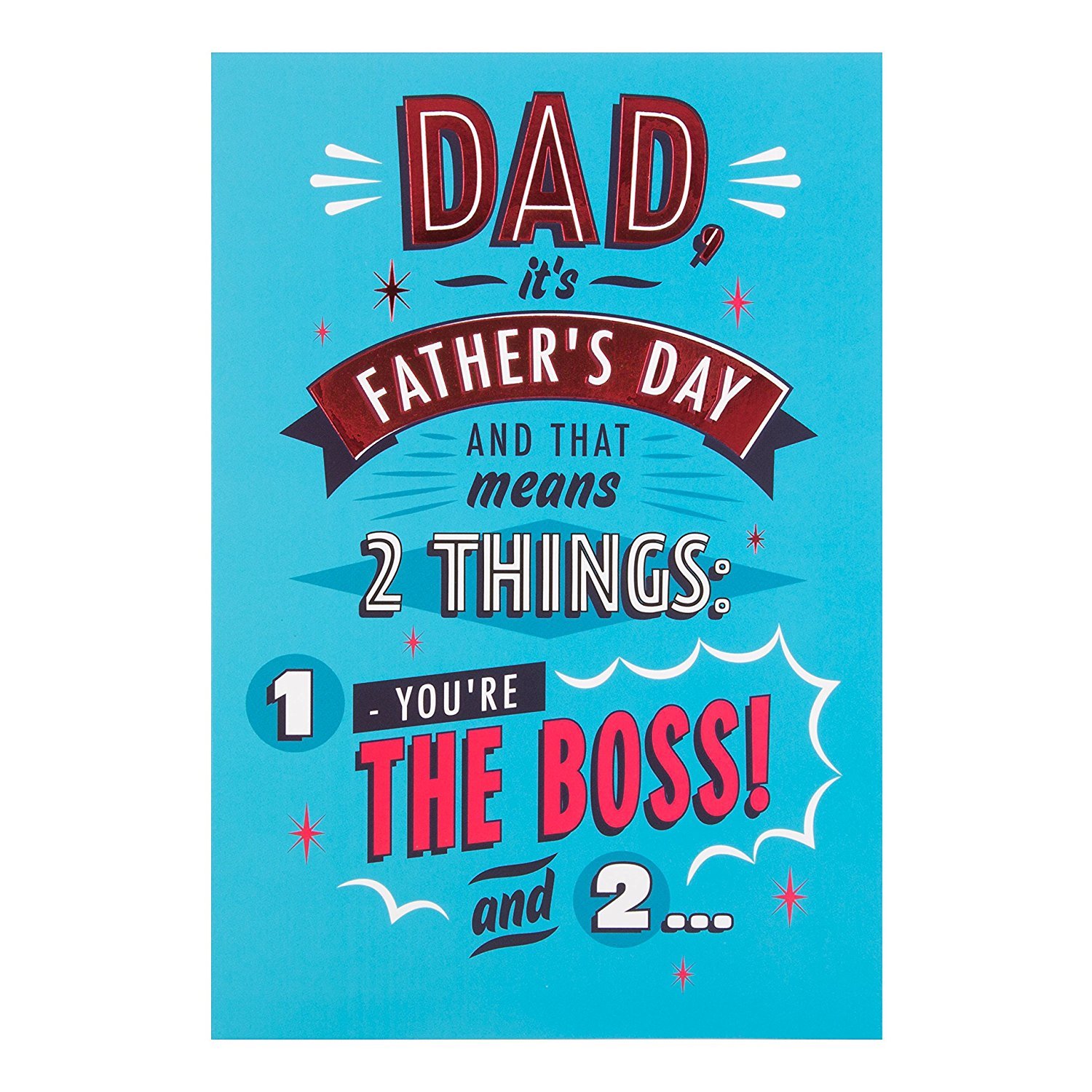 Hallmark Dad Father's Day Card 'Two Things' - Medium