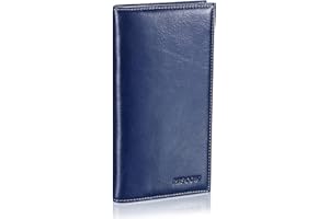 HISCOW Minimalist Checkbook Cover - Full Grain Leather