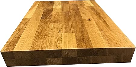 Tamaño personalizado – encimera de bloque de carnicero de roble, Length