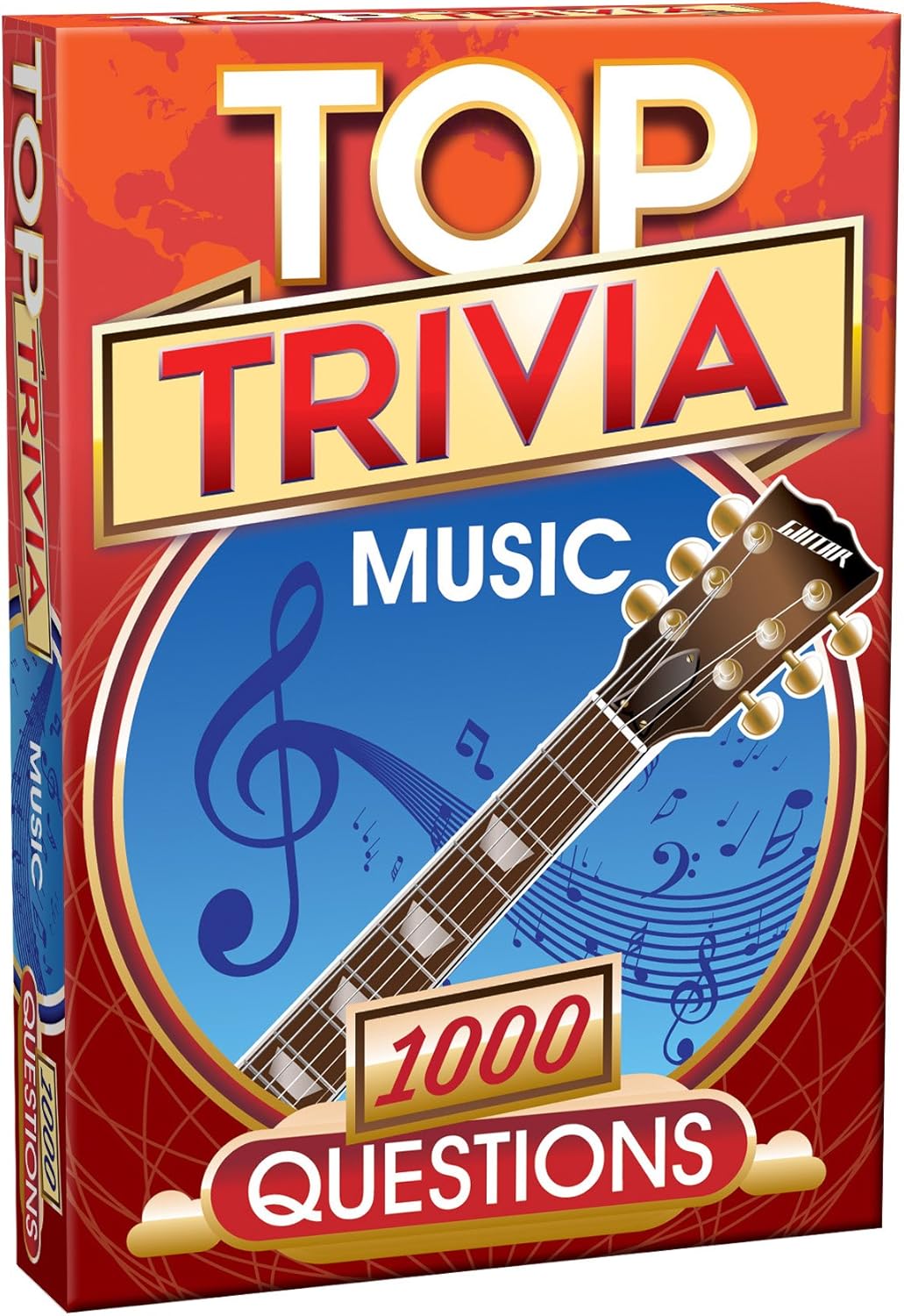 Cheatwell Games Music Top Trivia, Party Game, Family Game, Travel Game, Fun and Easy to Play, 1000 Music Questions