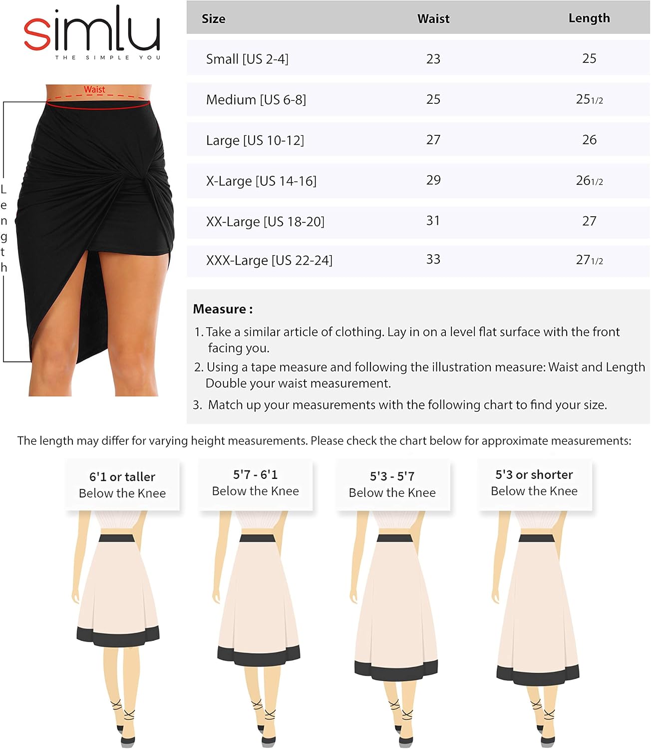 Sexy Mini Skirts for Women Bodycon High Waisted Boho High Low Pencil Summer Skirt. Beach,Office,Clubwear,Date Nightout: Clothing