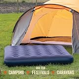 Milestone Camping Inflatable Flocked Airbed Double 191x137x22cm view 6