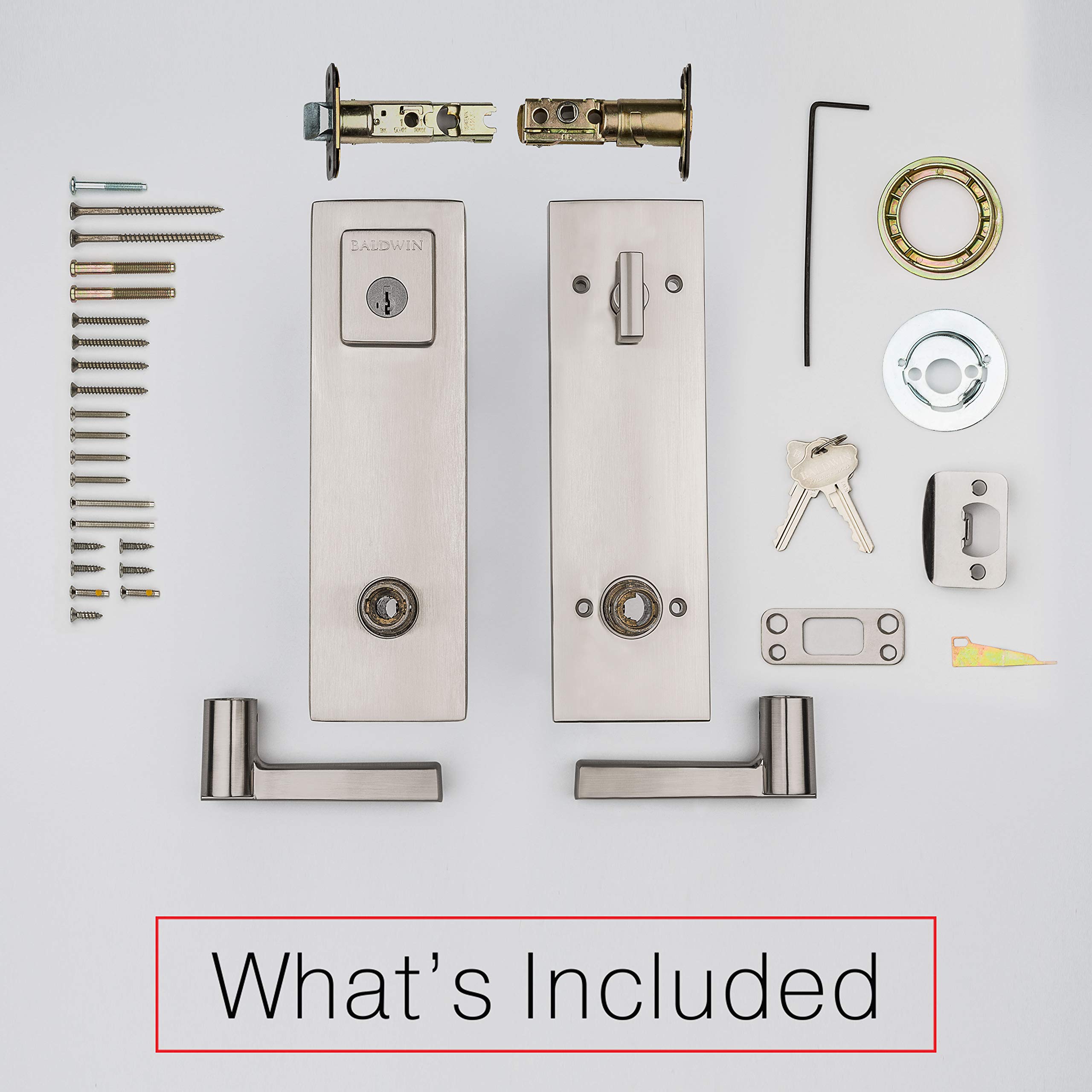 Baldwin Prestige Spyglass Single Cylinder Handleset With Spyglass Lever