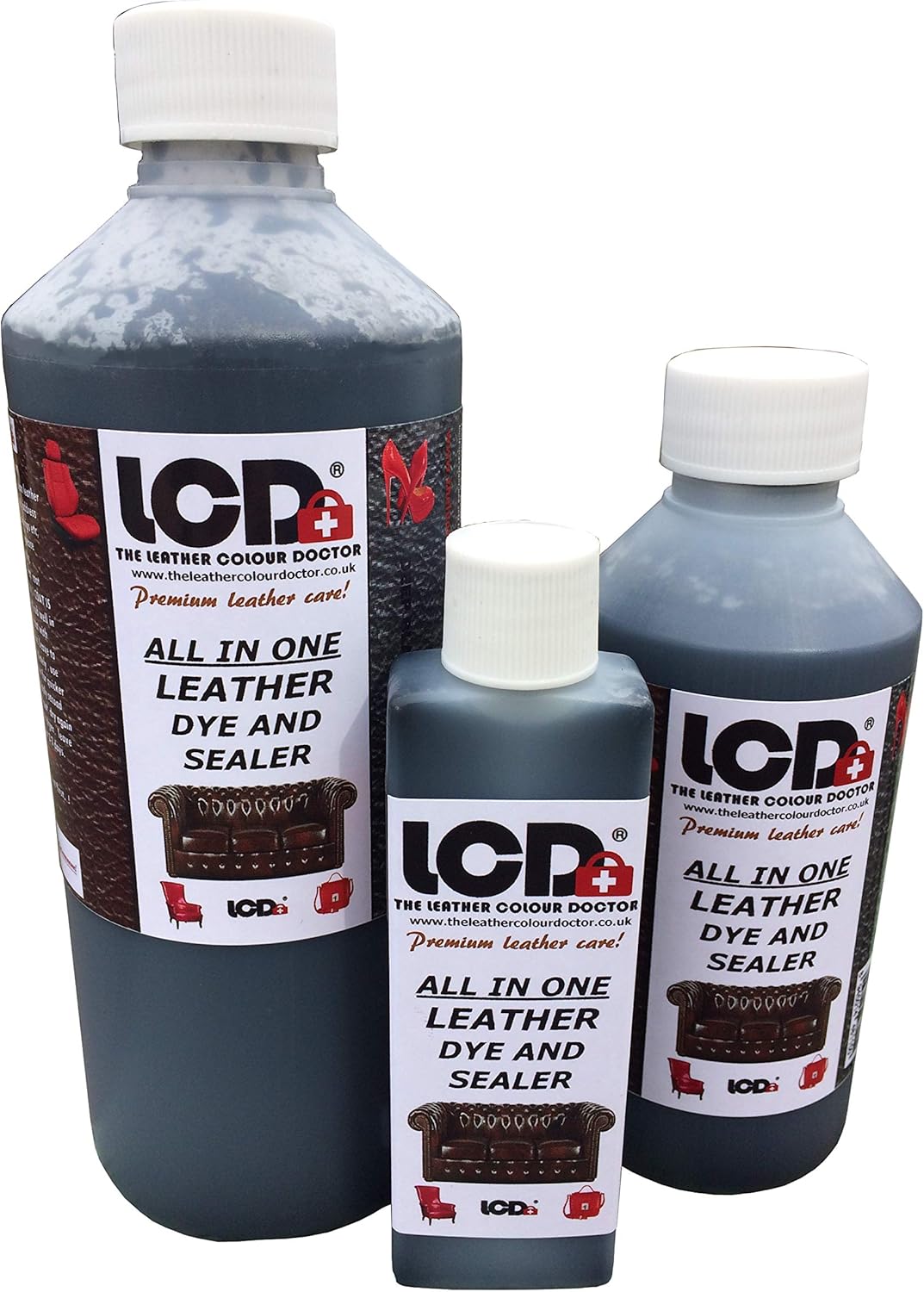 Carbusonic Leather colourant staindye, All in one leather Recolour