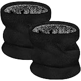 Fivali Winter Neck Warmer Gaiter for Men Women: 2 Pack Thick Fleece Lined Neck Scarf Windproof Face Scarves for Cold Weather