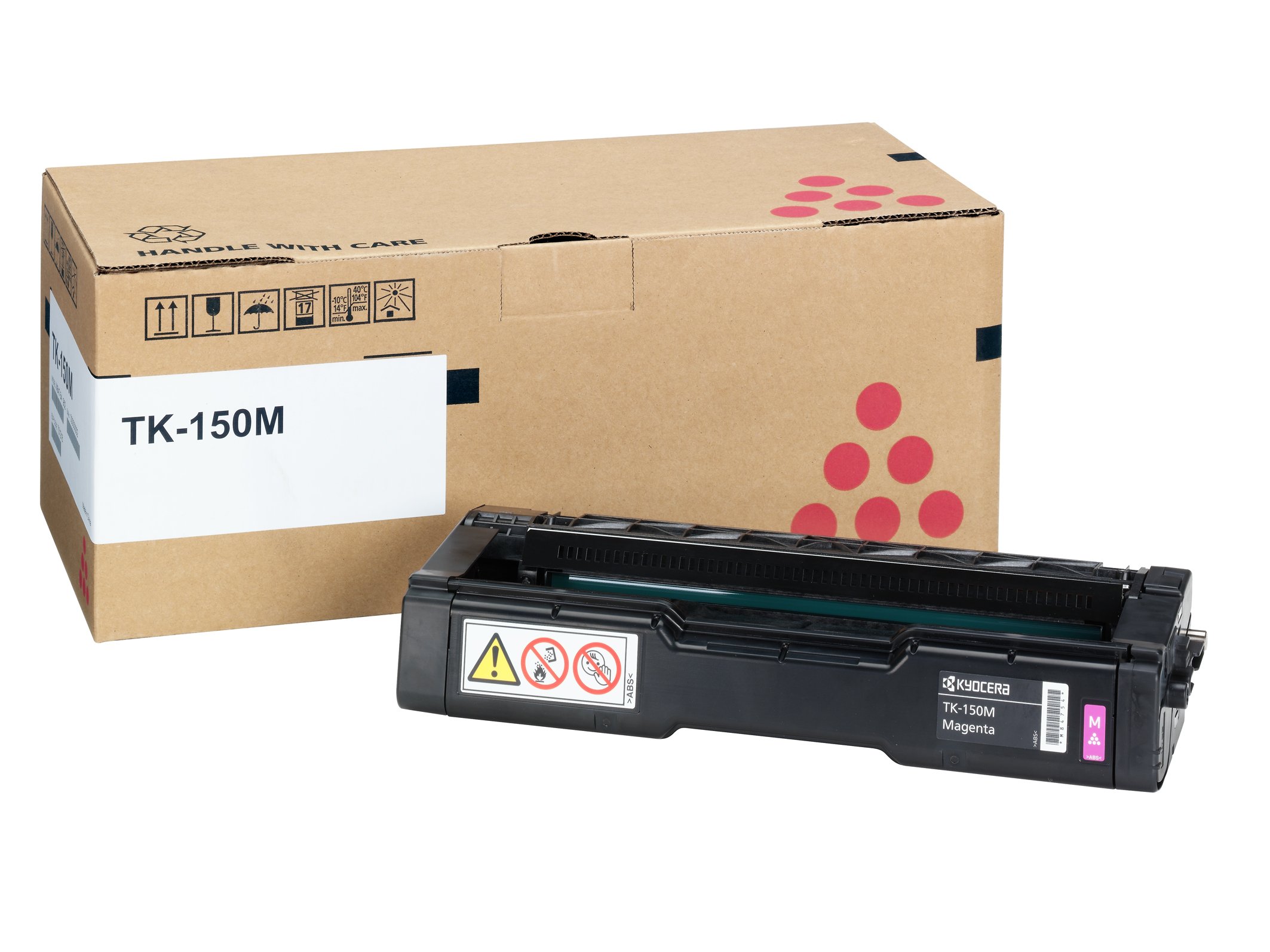 Kyocera Toner Cartridge TK-150 M - MAGENTA - 6.000 Pages High Capacity Genuine Premium Printer Toner - 1T05JKBNL0 - 0T5JKBNL - for FS-C1020MFP / FS-C1020MFP+