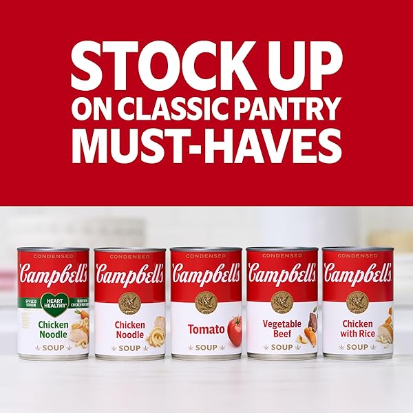 CAMPBELL’S CONDENSED BEAN WITH BACON SOUP, NATURAL SMOKE FLAVORING ADDED, 11.25 OZ CAN