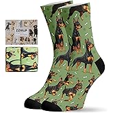 ZZRIUP Dogs Socks for Women & Men, Novelty Gifts for Dog Lovers