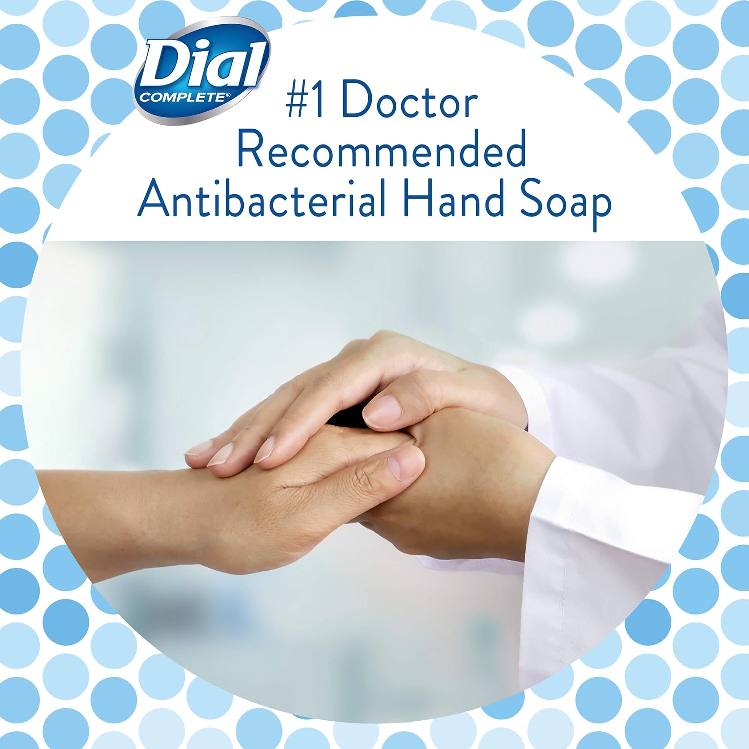 Dial Complete Antibacterial Foaming Hand Soap Refill, Spring Water, 40 Fl Oz (Pack of 6) : Beauty