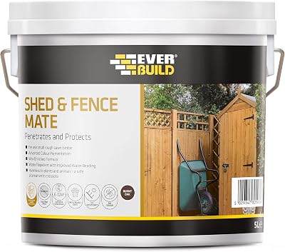 Everbuild Shed Fence Treatment Water Repellent Wax Enriched UV Country Oak 5