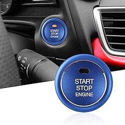 TOMALL Aluminum Engine Start Stop Push Button Cover